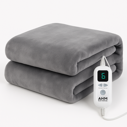 (Copy) AHM Electronics Heated Blanket – Ultra Soft Flannel & Sherpa Comfort